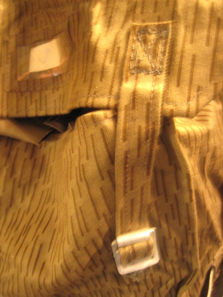 East German Rain Drop Camouflage Back Pack & Web Straps Day Pack