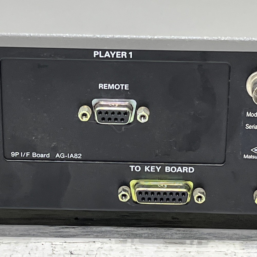 Panasonic AG-A800 Commercial Editing Controller System Powers On Untested *Read*