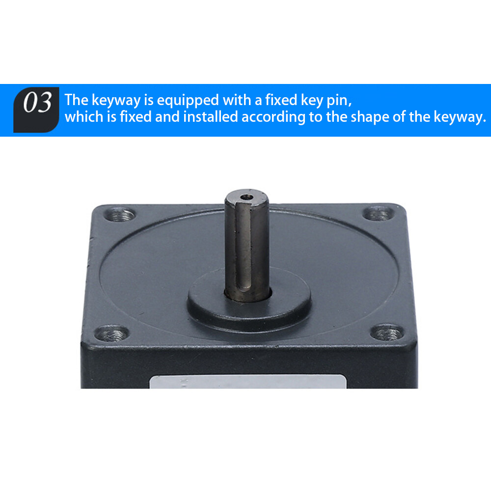 AC Reversible Gear Motor Electric Variable Speed Reduction Controller 1:10 25W