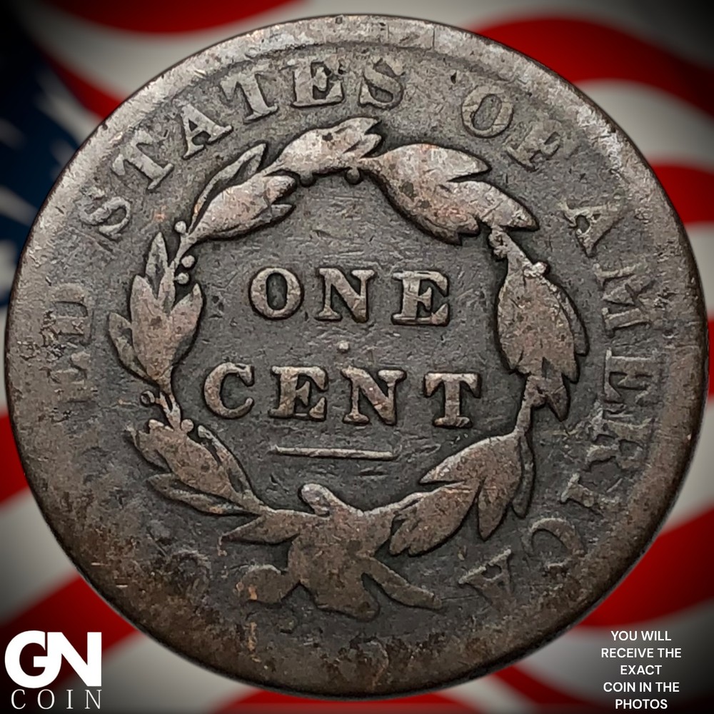 1833 Coronet Head Large Cent Z1076