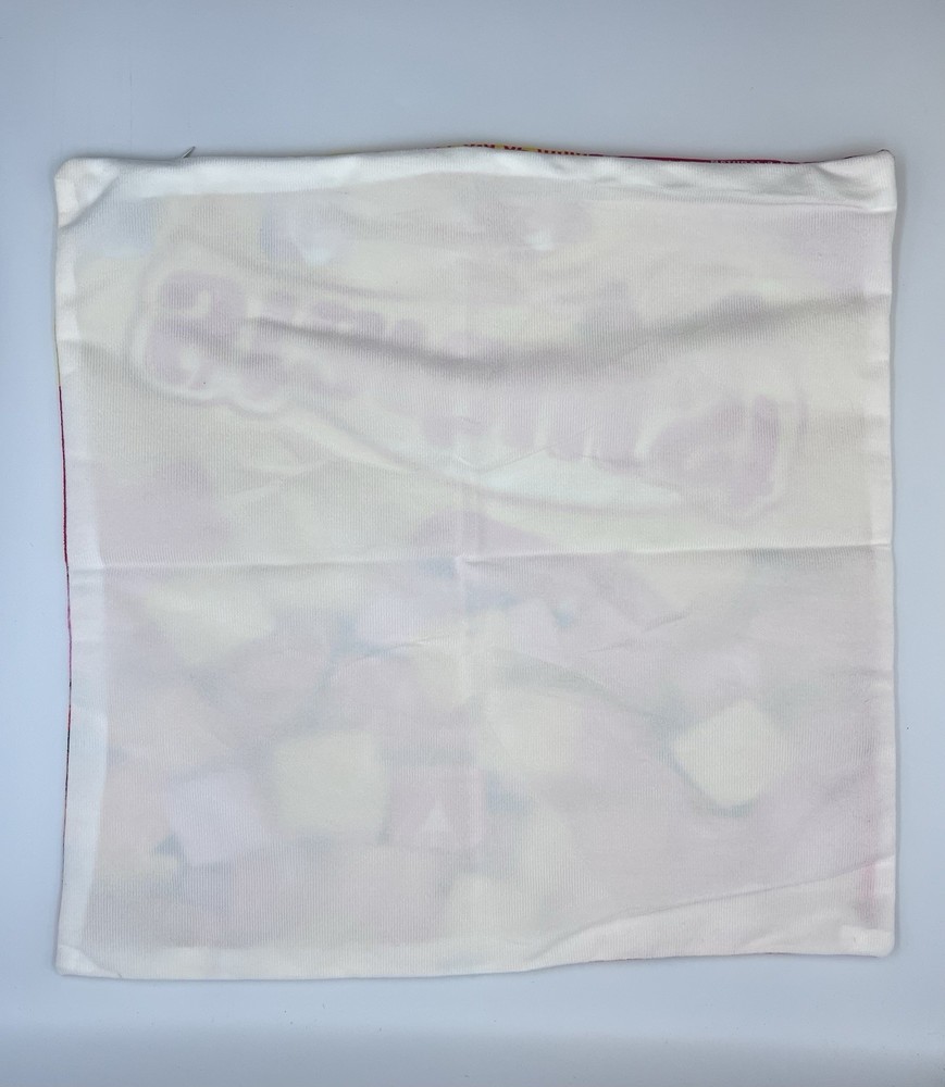Starburst Candy Throw Pillowcase 17x17 Soft Zip Close
