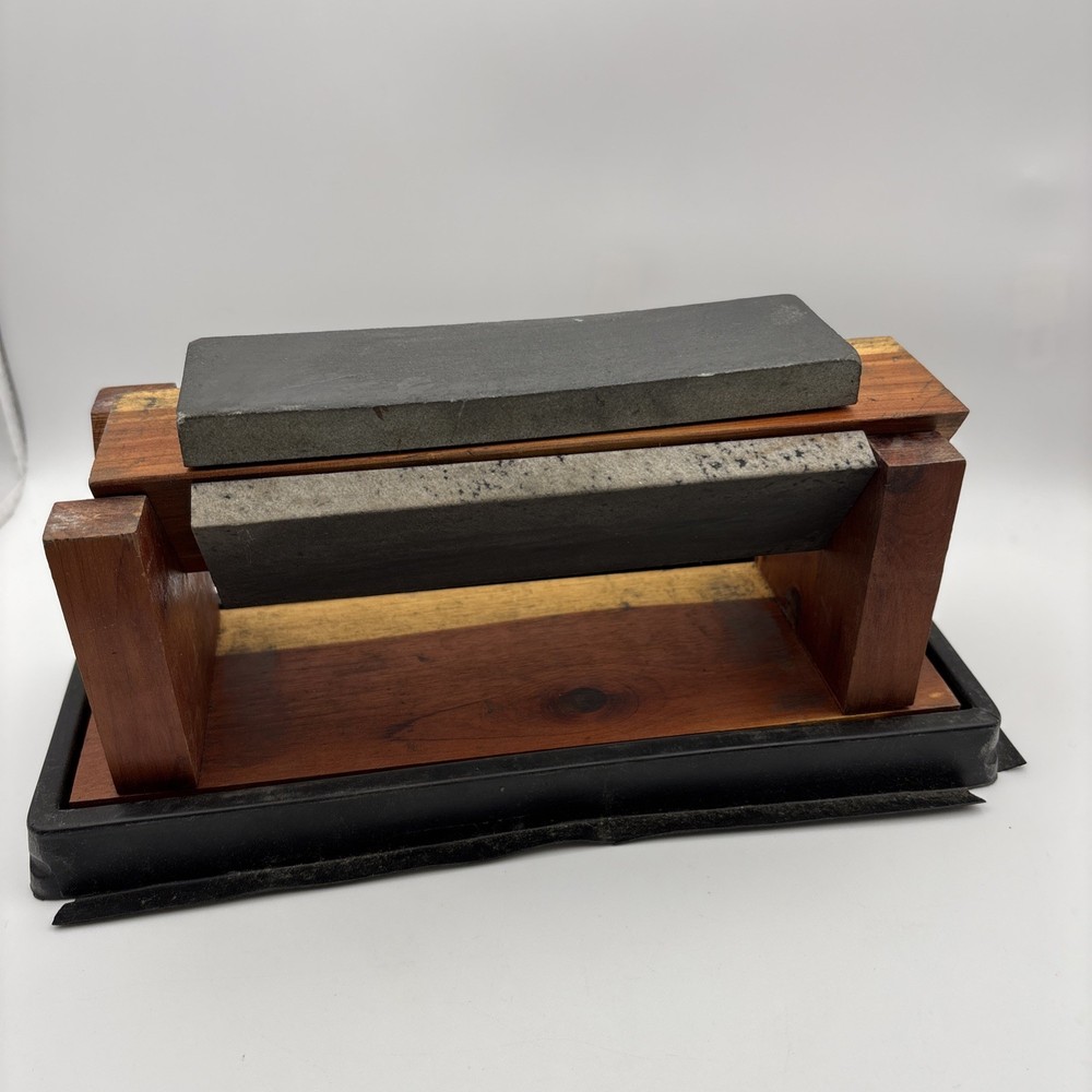 Vintage Smiths Tri Hone Knife Sharpener System READ