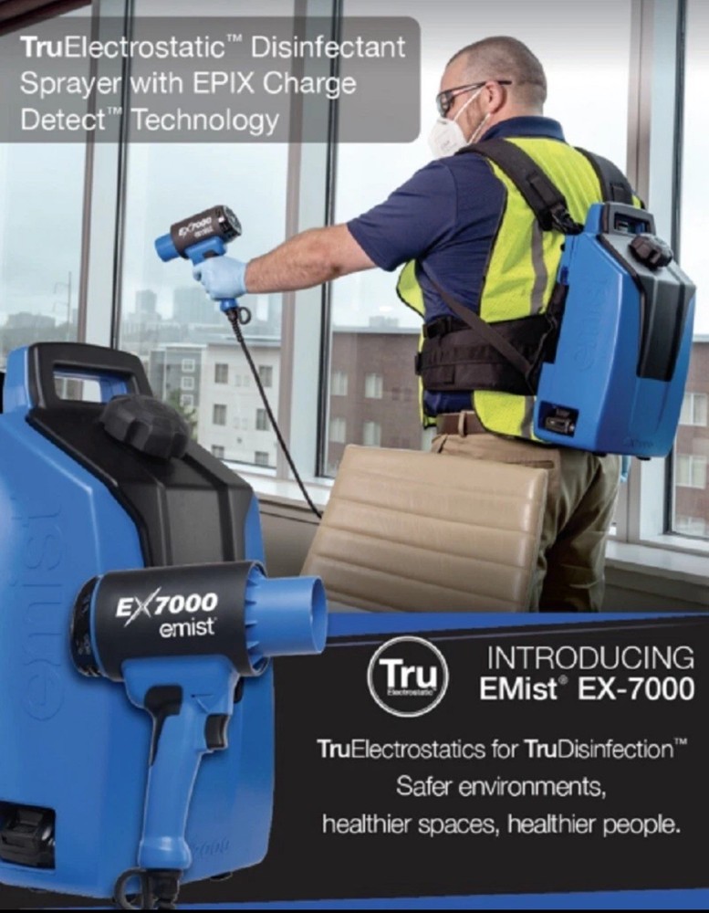 EMist EX-7000 Electrostatic Disinfecting Sprayer