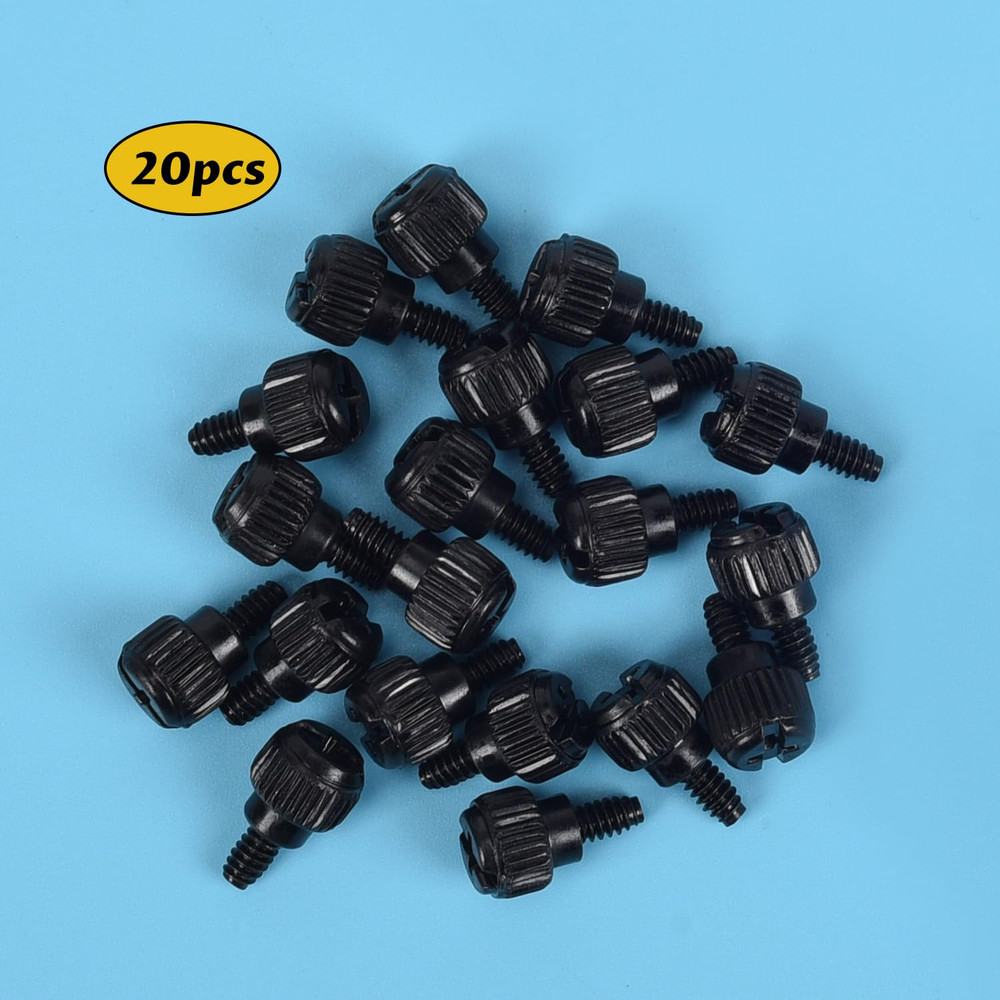 20x Computer Case Thumb Screws,6-32x6 M3.5 PC Case Screws for Desktop Computer C