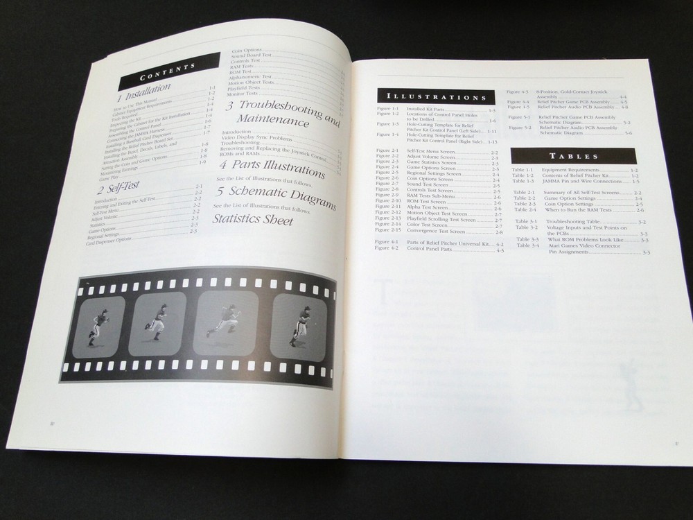 Vintage 1992 Atari: Relief Pitcher Arcade Kit Installation Instructions