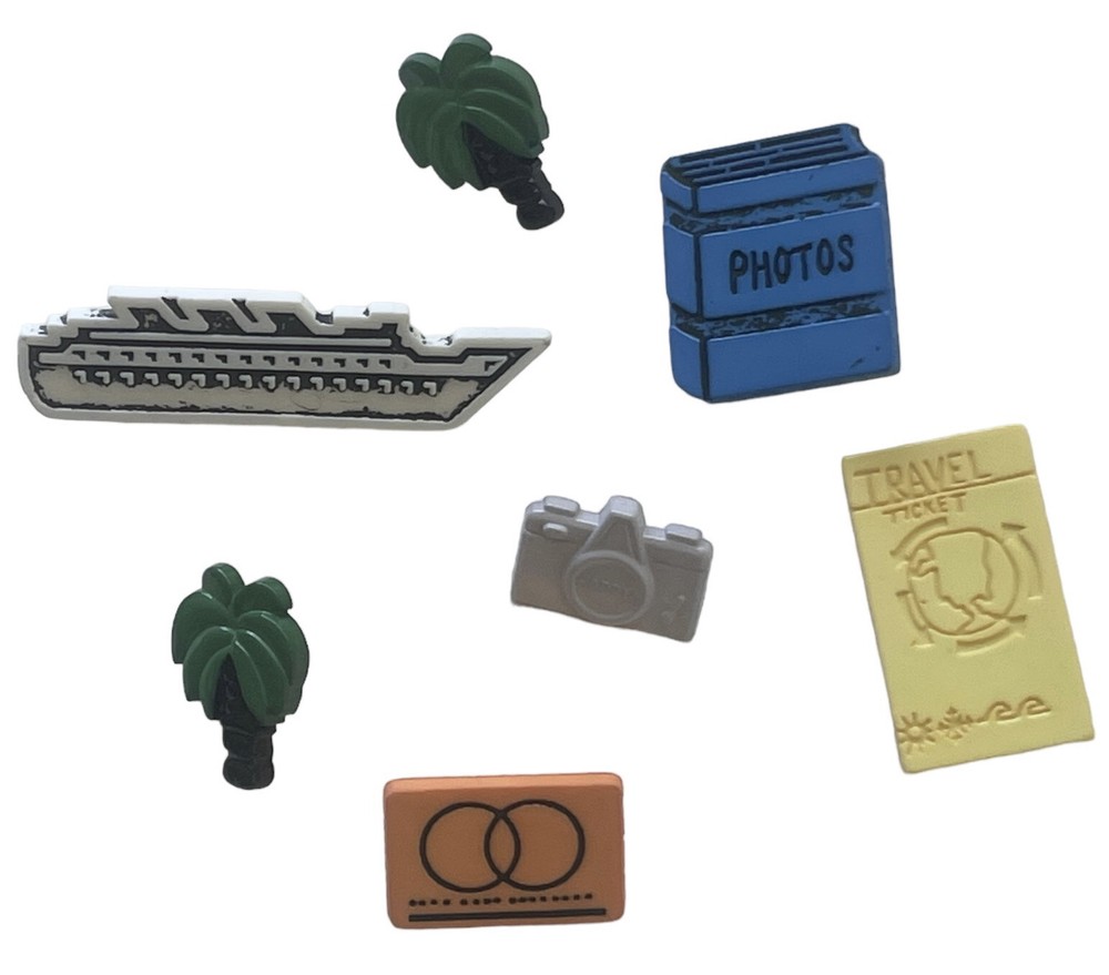 Buttons VACATION Assorted Holiday Pack Favorite Findings Blumenthal Lansing