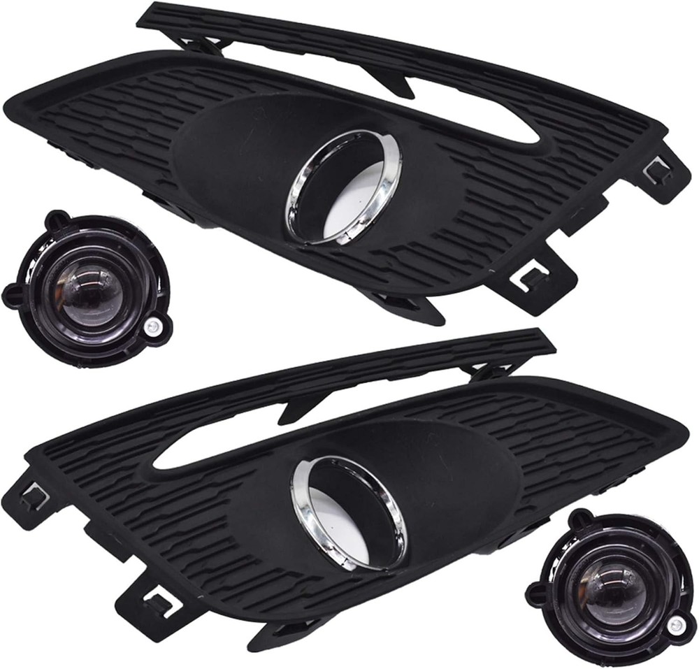 Fog Light Lamp Assembly Passenger and Driver Side Replacement for 2016 2017