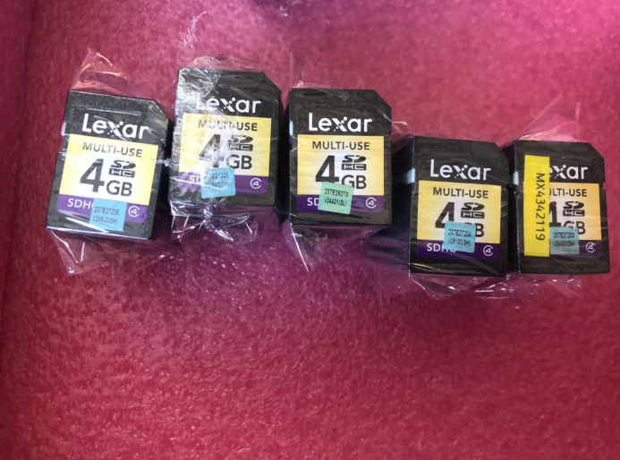 100PCS LEXAR 4GB SD CARD