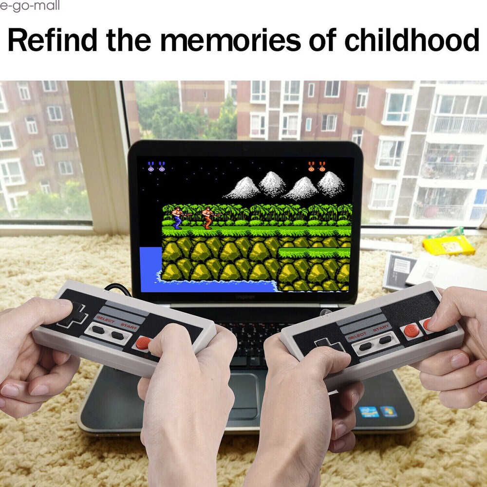 2Pack NES Retro USB Classic Controller Joypad Gamepad For PC/MAC Nintendo Games