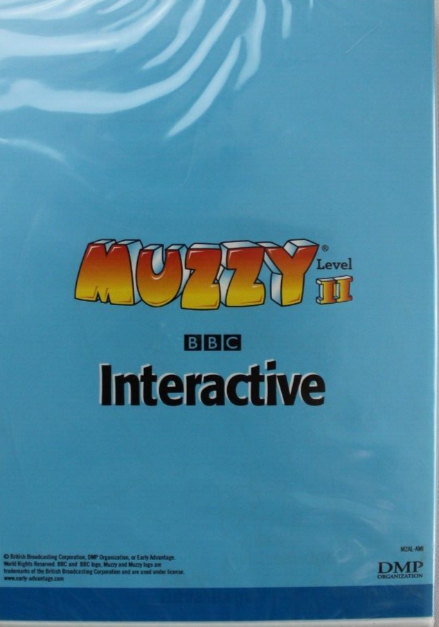 MUZZY INTERACTIVE LEVEL 2 LANGUAGE GAMES AND EXERCISES SOFTWARE [NEW CD-ROM]