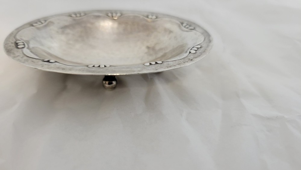 GEORG JENSEN STERLING SILVER OVAL DISH