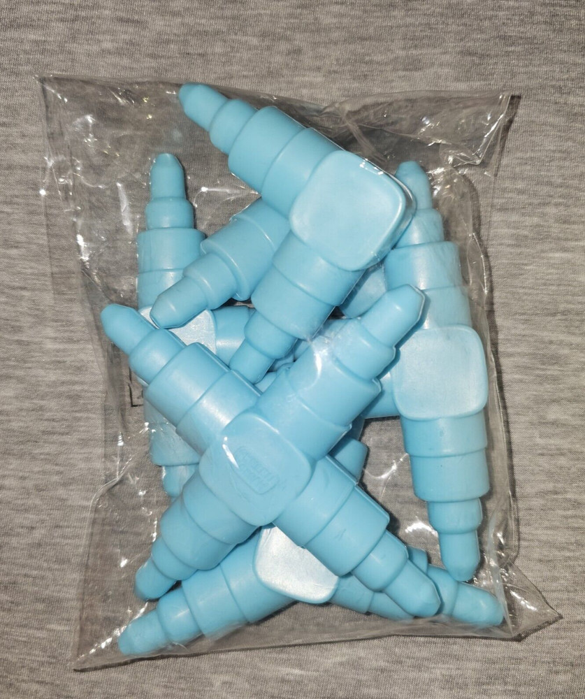 Set Of 6 Chuckle & Roar Blue Connector  Replacement Pieces