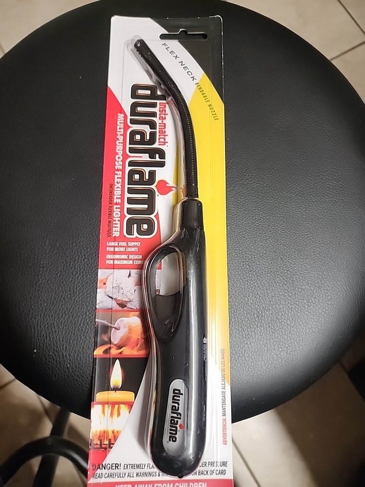 Insta-match Duraflame Multi-Purpose Flex Neck Bendable  Nozzle Flexible Lighter