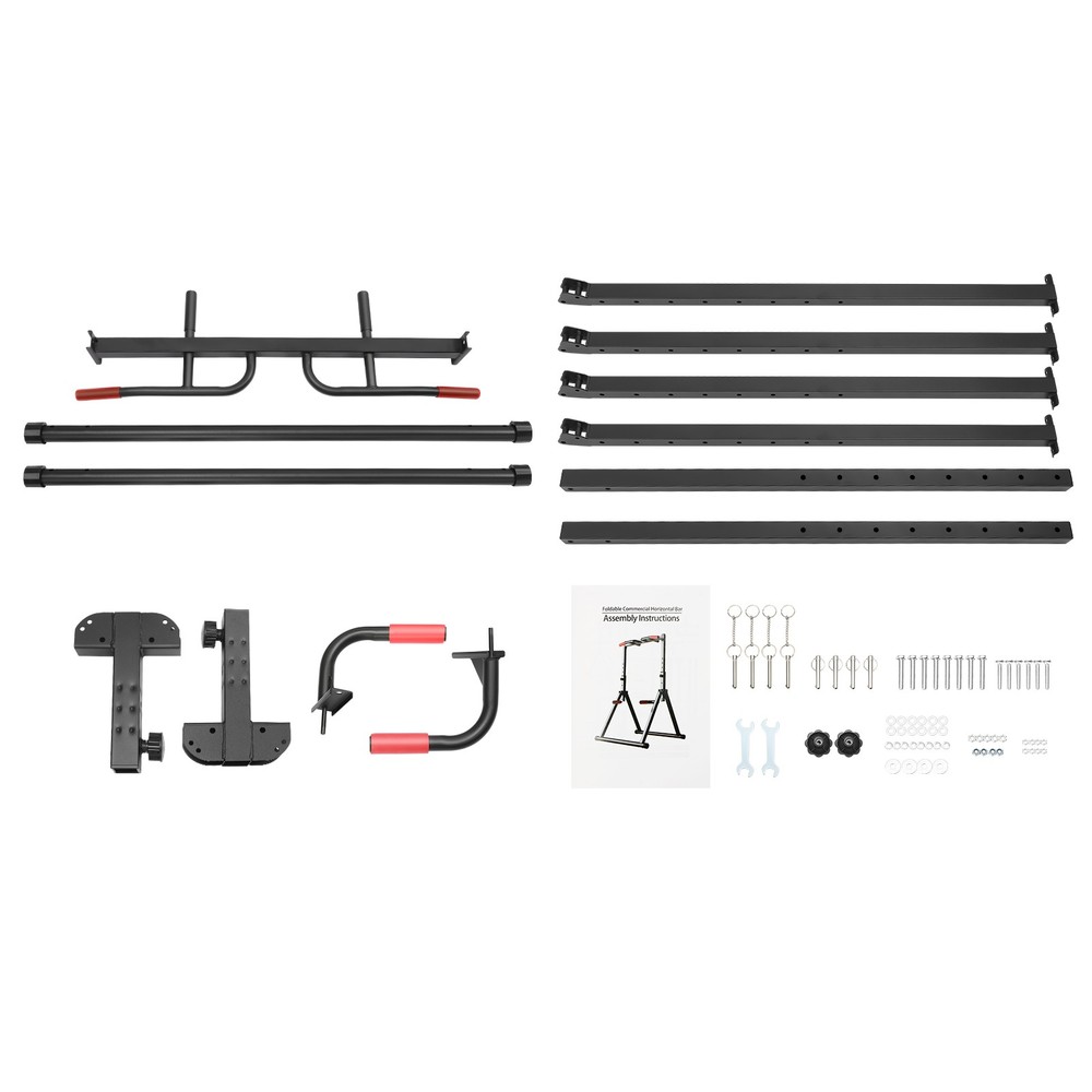 200kg Load Home Pull Up Bar Arm Extension Tool Height Adjustable Horizontal Bar