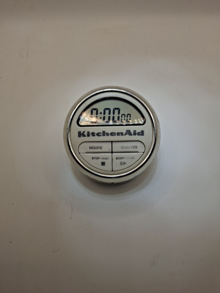 KitchenAid Digital Timer Cooks Series White Battery-- I2