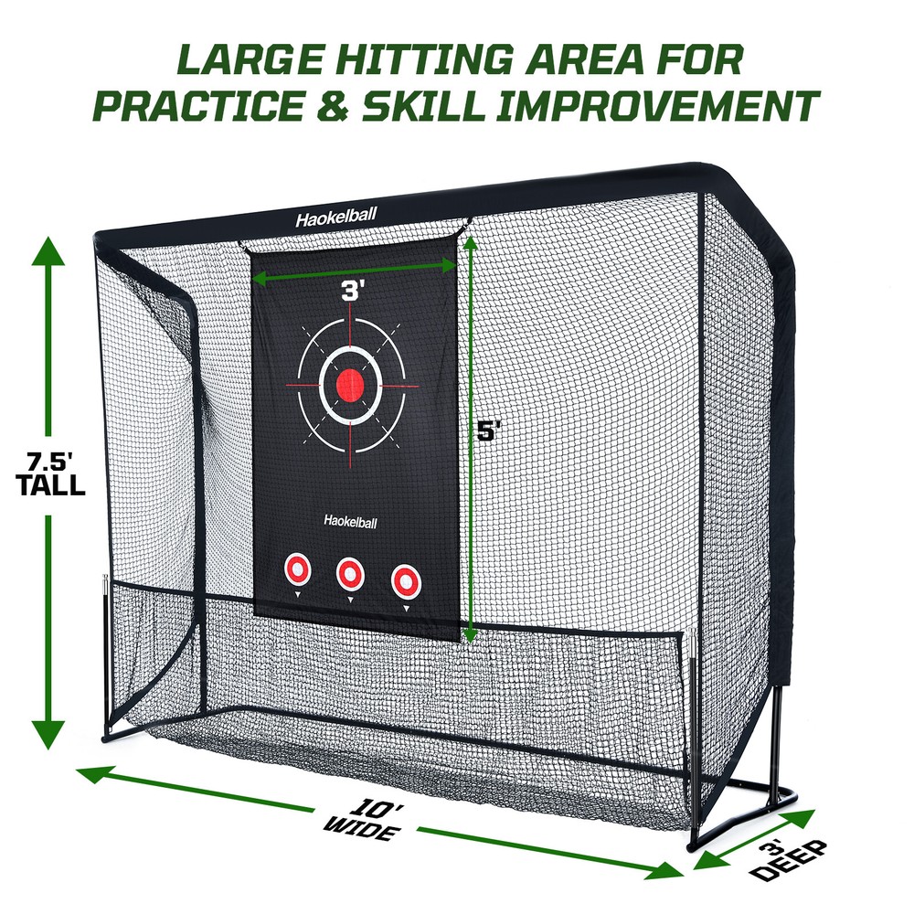 Golf Hitting Net 10x7.5ft Heavy Duty w/ Target