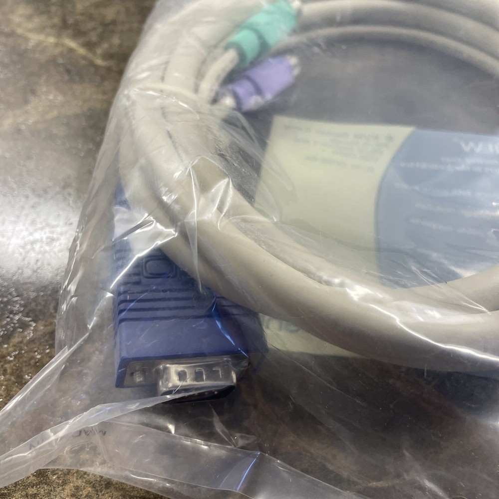 Avocent SWITCHVIEW 6' KVM Switch Cable - Model CPS2-6A - NEW
