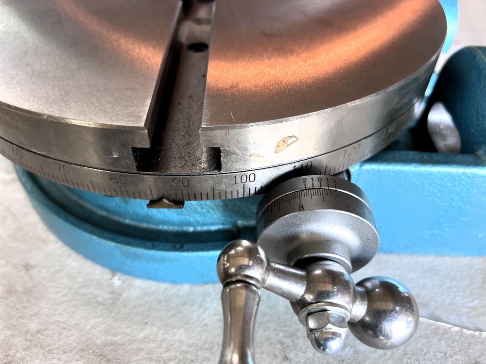 NICE! UNUSED PALMGREN 34105 10in VERTICAL / HORIZONTAL ROTARY TABLE