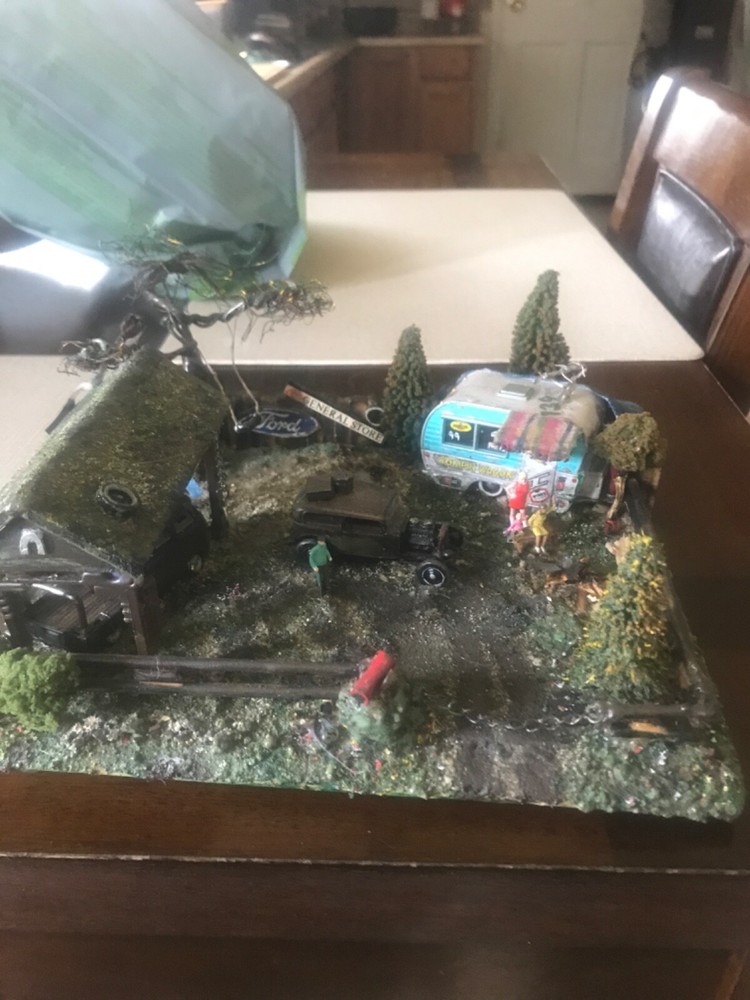 scratch built 1/64 diorama. Detailed look!!!