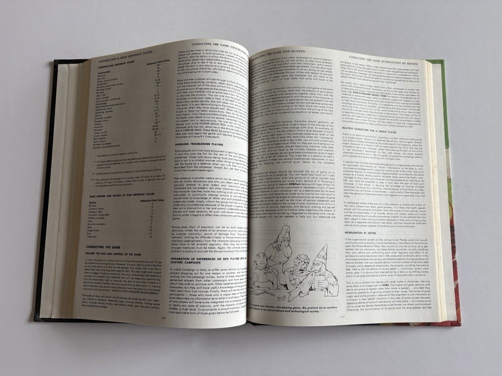 Advanced Dungeons and Dragons Dungeon Masters Guide TSR 1979