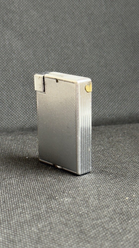 Parker Roller Beacon Dunhill 1940s Silver Engine Turned Lighter England