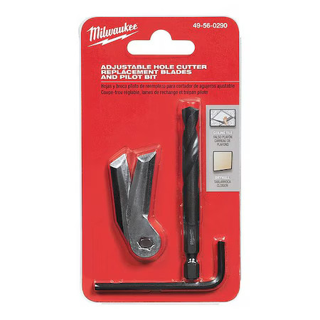 Milwaukee Tool 49-56-0290 Adjustable Hole Cutter Replacement Blade And Pilot Bit