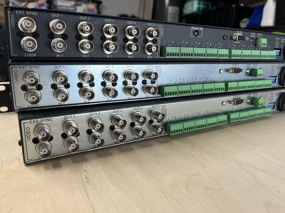 Kramer VS-5x5 Audio Matrix Switcher - 3 Bundle Power Tested