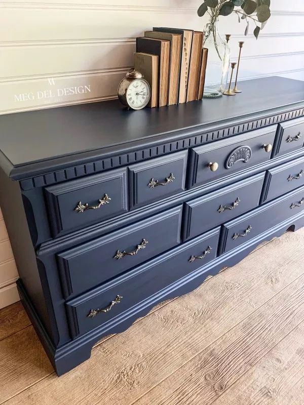 3" French Provincial Leaf Pull Antique Brass