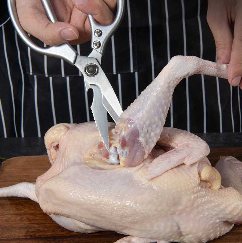 Heavy Duty Kitchen Shears Stainless Steel Multi-Function Scissors for Meat Fish