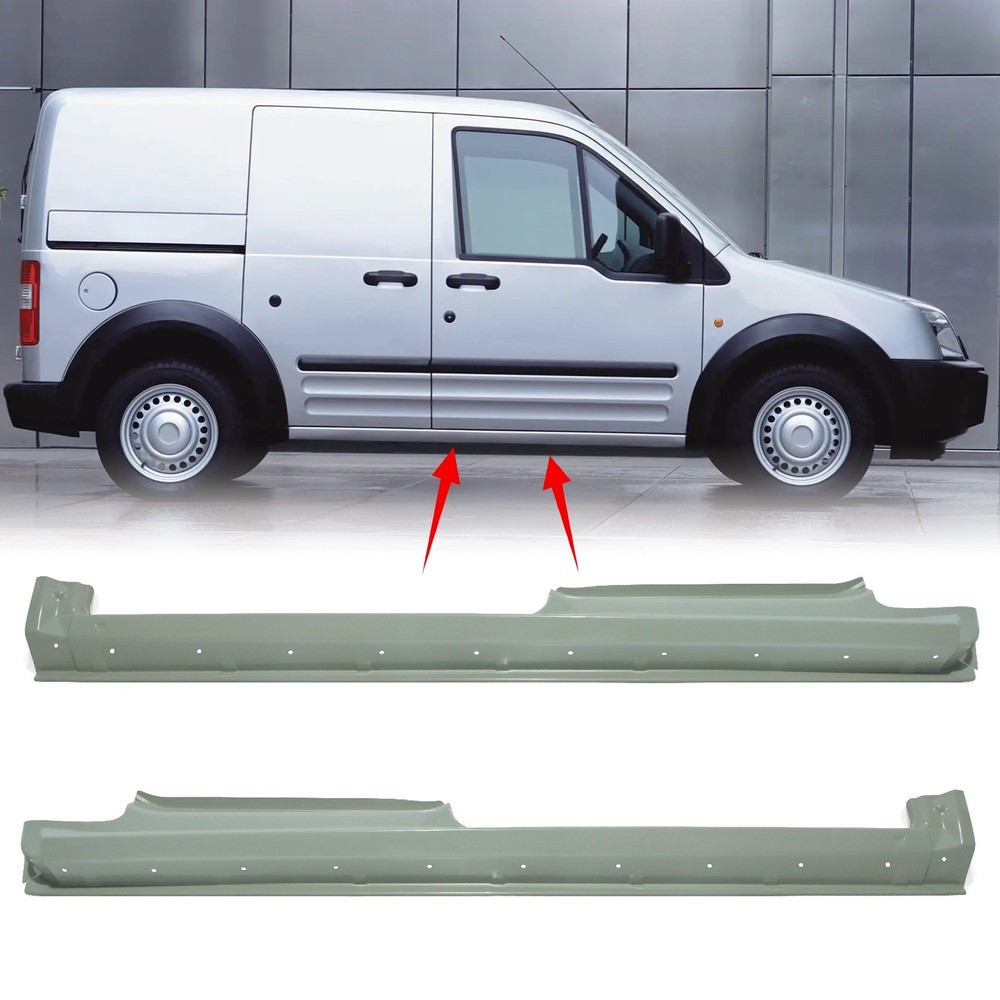 1Pair Outer Rocker Panels For 2010-2013 Ford Transit Connect Left & Right Side