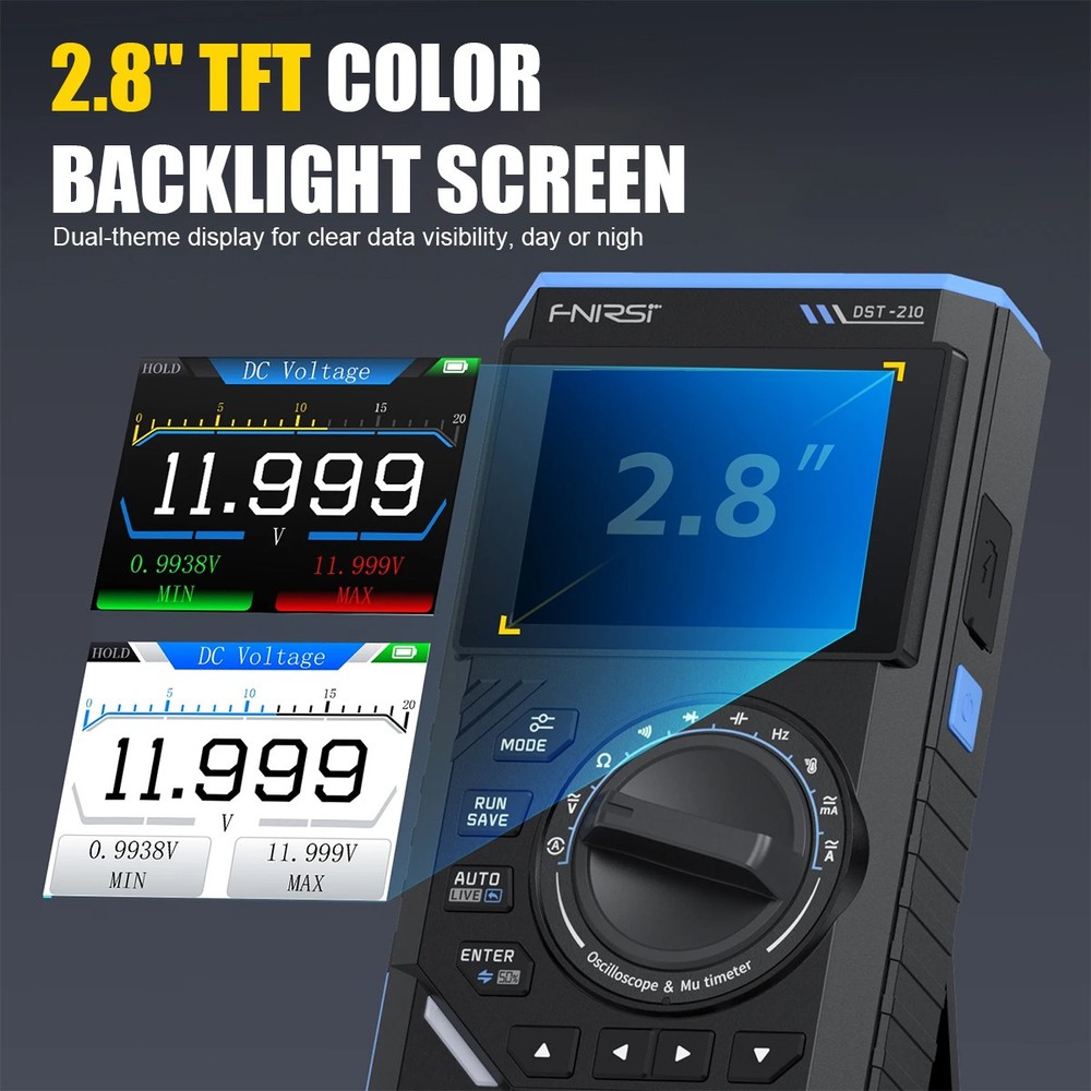 DST210 Handheld Digital Oscilloscope Multimeter+Function Signal Generator FNIRSI