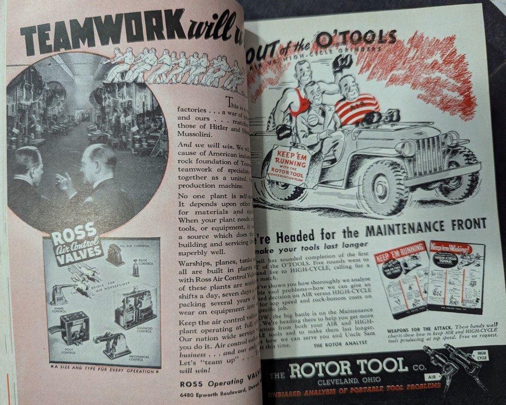 ***VINTAGE JANUARY 1943 MACHINE TOOL BLUE BOOK CATALOG***
