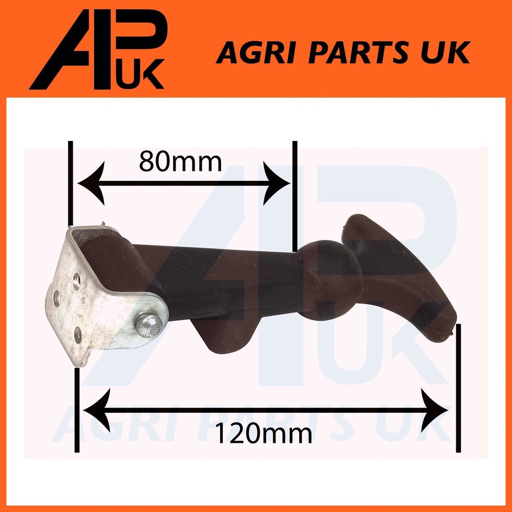 2x Rubber Bonnet Boot Fastener Catch Pull Strap Pannel Hook Tractor Lorry Boat