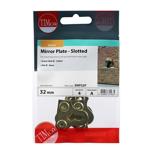 Timco - Mirror Plates - Slot