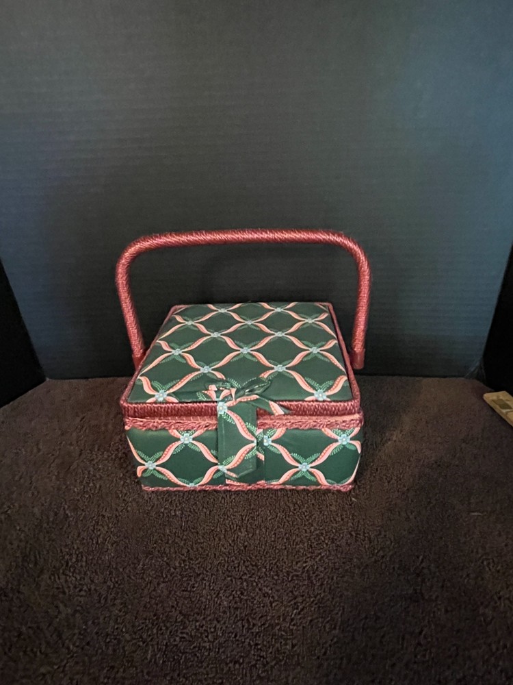 Vintage Sewing Basket W/Accessories