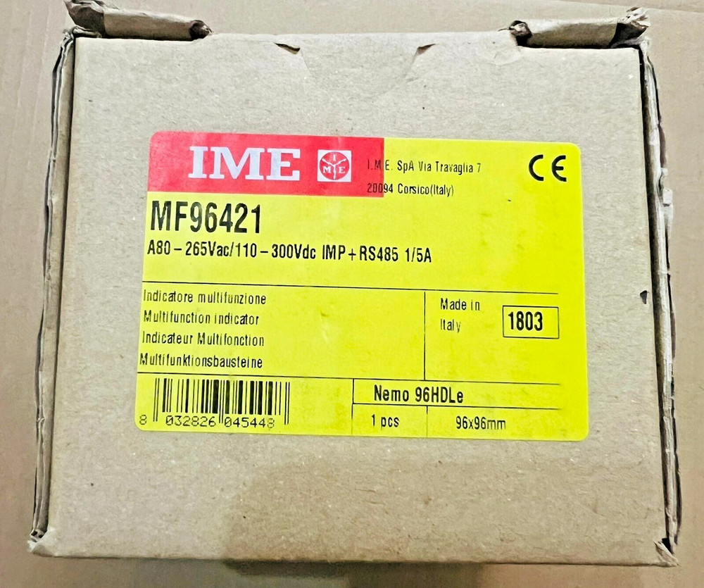 IME MF96421 NEMO 96HDLe, POWER ANALYZER NEW