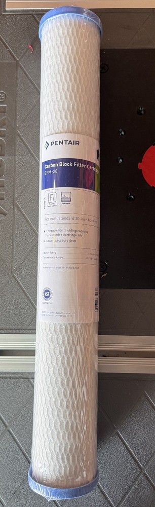 Pentair EPM-20 Carbon Block Water Filter Cartridge