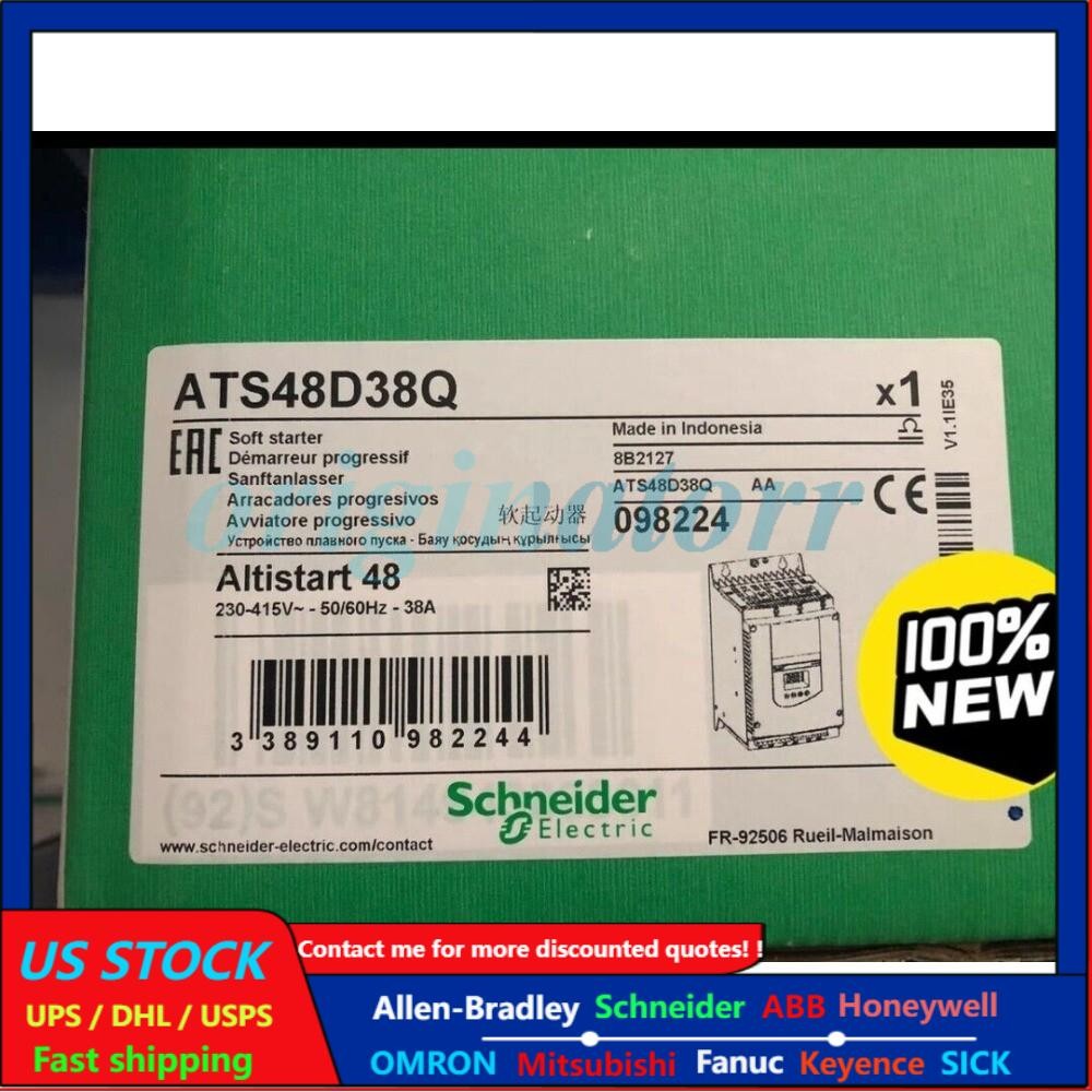 1PCS NEW ATS48D38Q Soft starter