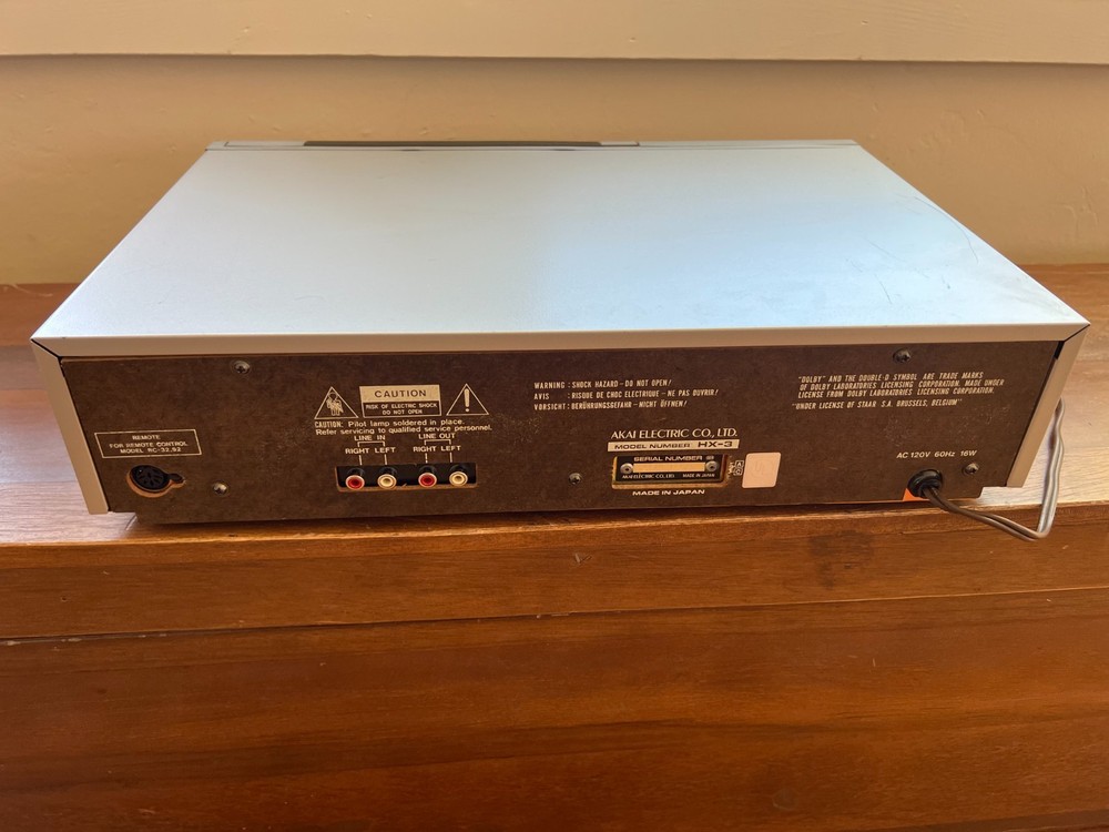 Vintage Akai HX-3 Cassette Deck