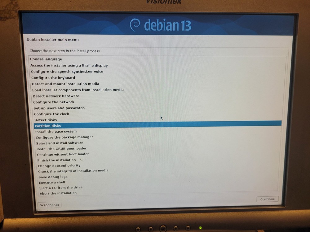 Debian 13 Linux "Trixie" x64 Installer on 16G USB Stick Rock Solid Linux Distro!