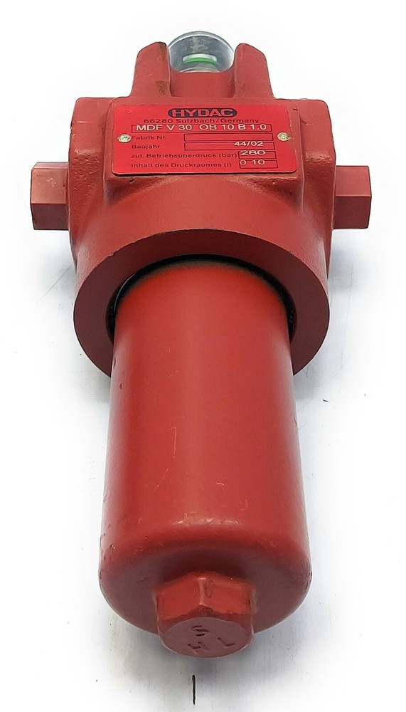 HYDAC MDFV30OB10B1.0 Hydraulic Filter Pressure filter
