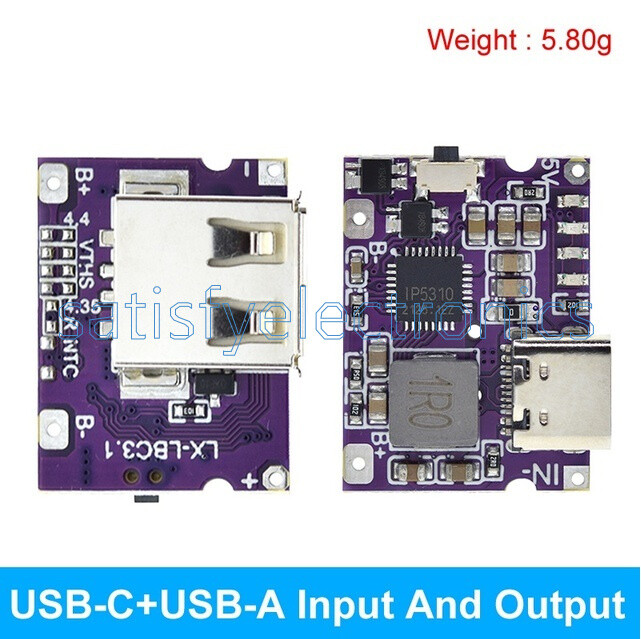 Type-C USB 5V 3A Charging Board Charging Board Mobile Battery Charging Module Kit-