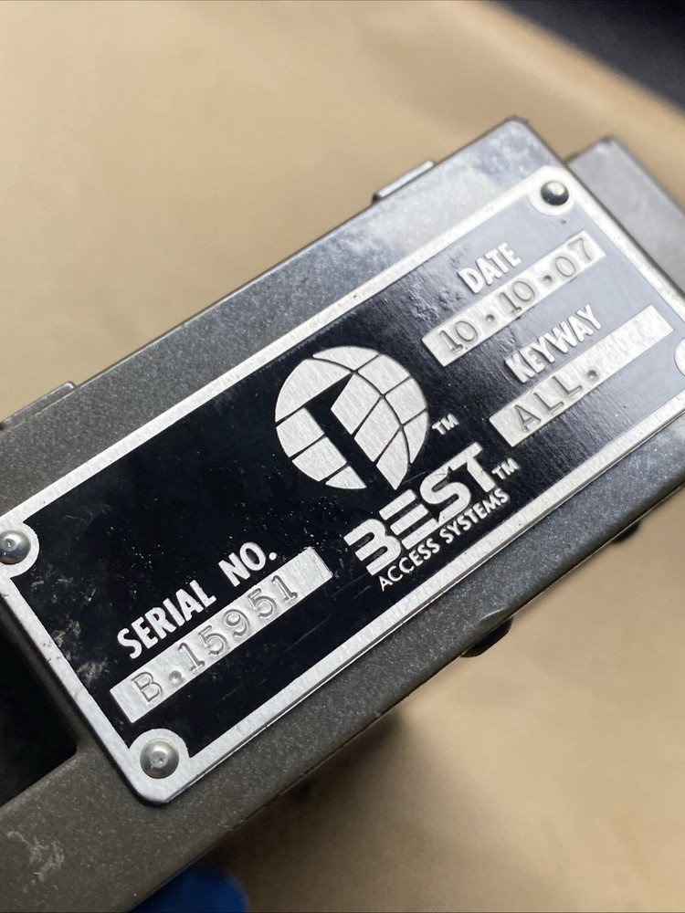BEST ACCESS SYSTEMS B.15951 KEYWAY ALL