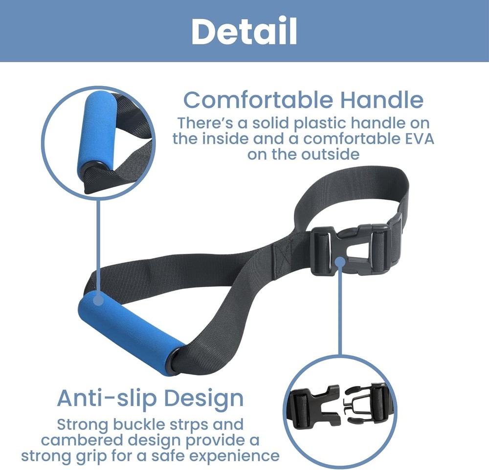 2 Pack Auto Car Grab Handle Adjustable, Standing Aid Safety Handle for Adults, S