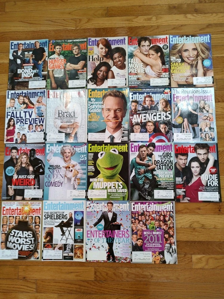 Entertainment Weekly 2011 Complete Year Magazine Collection 44 Issues