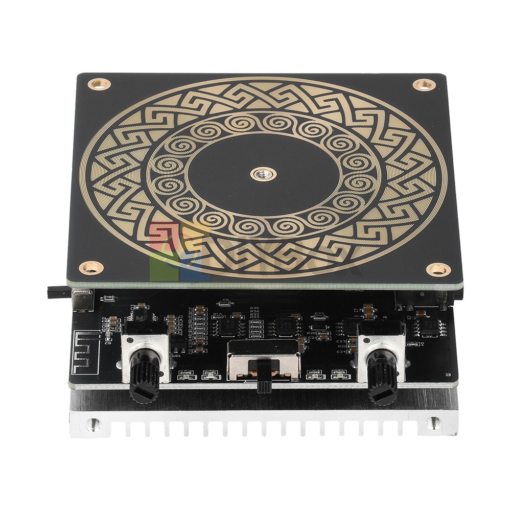 Music Tesla Coil 2Mode Artificial Lightning Touchable BT Decoding Colorful Light