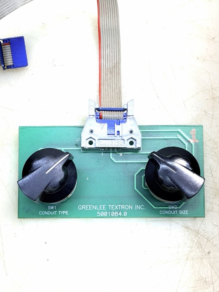 GREENLEE 855 SELECTOR SWITCH CIRCUIT BOARD CONDUIT PIPE BENDER TESTED / WORKS!!!