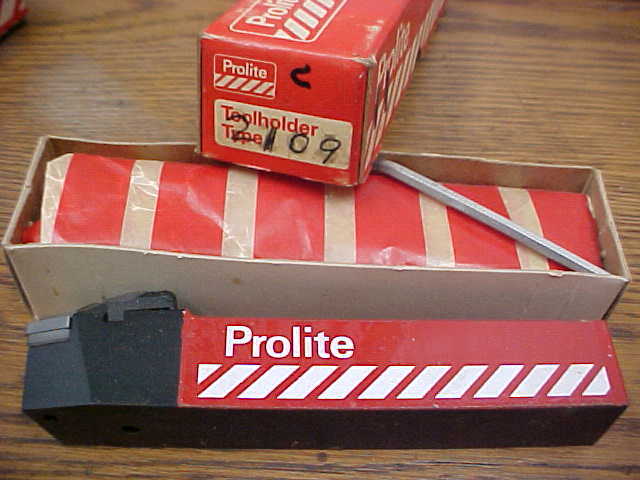 Prolite Indexable Tip Toolholder Type 2109 -Metal Lathe NOS