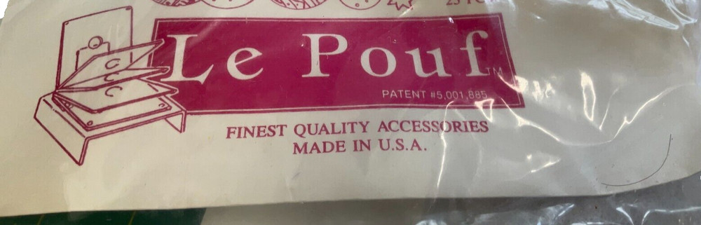 LE POUF 9" LACE CIRCLES, 20 IN PACK, VINTAGE