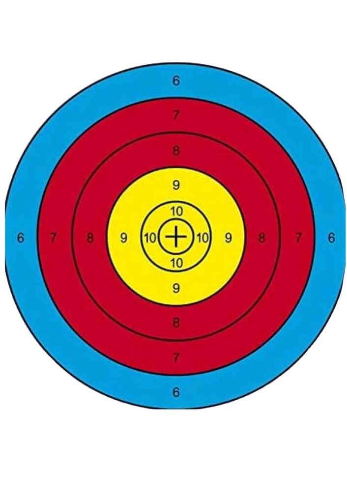 archery target paper 16x16